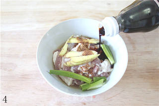 板栗香菇肉粽,满满都是肉香的做法步骤:4