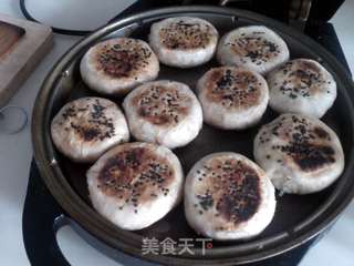 麻酱肉烧饼的做法步骤:12