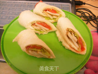 超美味吐司花样卷的做法步骤:5