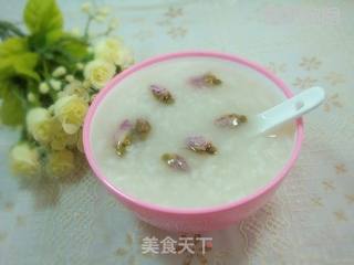 养颜玫瑰花粥的做法步骤:5