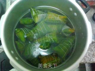 鲜肉粽的做法步骤:13