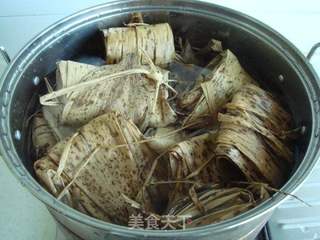 三味粽子的做法步骤:3