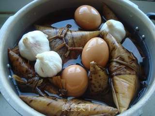 三味粽子的做法步骤:9