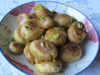 椒盐敲扁土豆的做法步骤:6