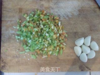 蒜泥鸡蛋饼的做法步骤:2