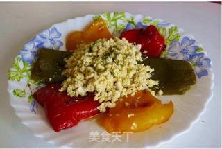 法餐头盘—烤彩椒沙拉的做法步骤:9