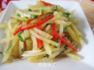 【凉拌香辣土豆丝】的做法步骤:5