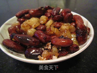 拔丝豆的做法步骤:5