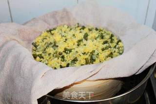 【夏日健脾私房菜】玉米面蒸豇豆的做法步骤:8