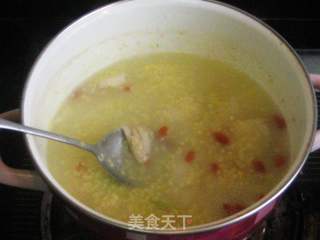 栀子花枸杞小米粥的做法步骤:9