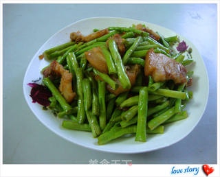 豆角回锅肉的做法步骤：7