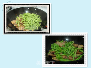 豆角回锅肉的做法步骤：2