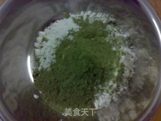 蜂蜜绿茶蛋糕的做法步骤:4