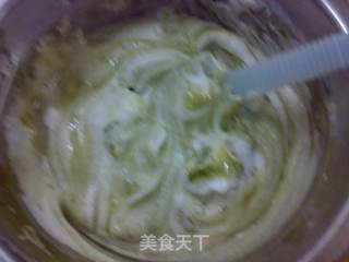 蜂蜜绿茶蛋糕的做法步骤:7