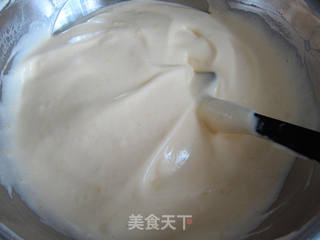 柠檬戚风蛋糕的做法步骤:15