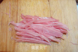 【美好的一天开始于一份健康早餐】荷兰豆肉丝饭+蜜桃牛奶汁的做法步骤:4