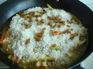 鸡肉手抓饭——新疆味道的做法步骤:7