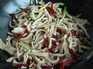 爆炒羊肚——新疆味道的做法步骤:8