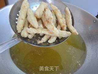 香酥椒盐鸡柳条【端午节的一道菜】的做法步骤：8