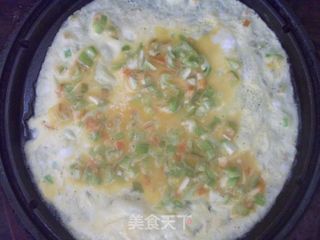 蒜泥鸡蛋饼的做法步骤:4