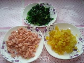 菠菜鸡蛋饼的做法步骤:2