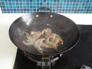 大虾白菜面片汤的做法步骤:3