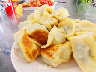 茴香牛肉煎饺的做法步骤:9