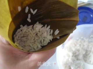 第一次包粽子——山药粽的做法步骤：8
