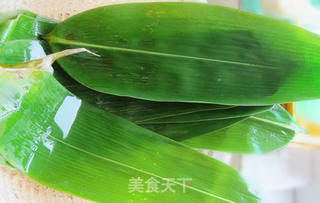 端午粽叶香——{红豆粽子}的做法步骤:2