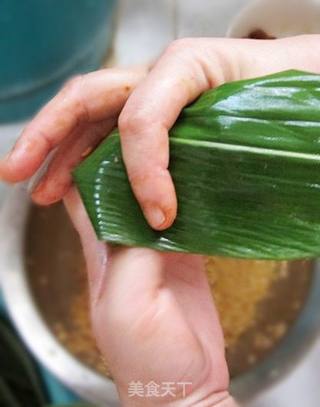 端午粽叶香——{红豆粽子}的做法步骤:7