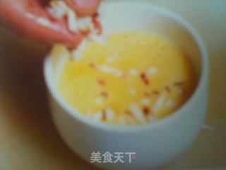 虾仁蟹肉茶碗蒸的做法步骤:4