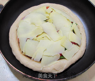 微波炉/平底锅做披萨PIZZA的做法步骤:5