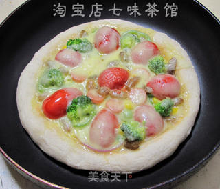 微波炉/平底锅做披萨PIZZA的做法步骤：6