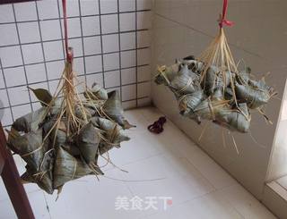 裹粽子的做法步骤:22