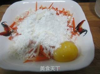 胡萝卜土豆丝鸡蛋煎饼的做法步骤:5