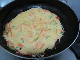 胡萝卜土豆丝鸡蛋煎饼的做法步骤:10