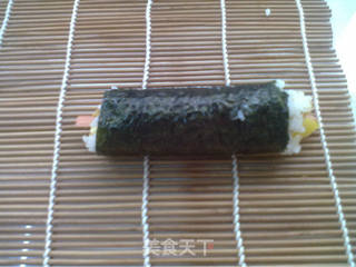 可爱寿司饭团配紫薯银耳汤的做法步骤:5