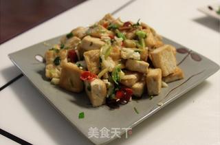 香煎老豆腐的做法步骤:10