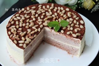 美味新搭配——松仁可可慕斯的做法步骤:12