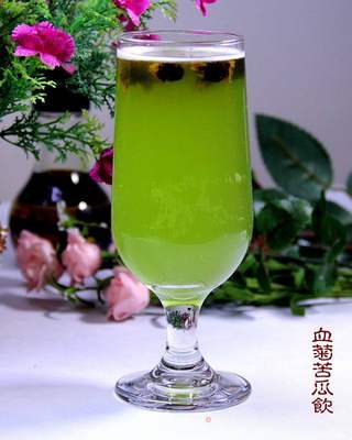 夏季保健饮品“血菊苦瓜饮”的做法步骤:9