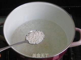 蜀葵花冰糖西米羹的做法步骤:3