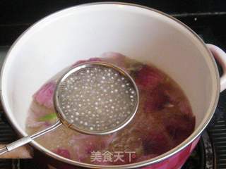 蜀葵花冰糖西米羹的做法步骤:8