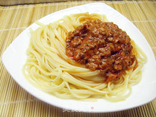 黑椒牛肉意酱面的做法步骤:13