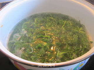 江瑶柱荠菜豆腐羹的做法步骤:7