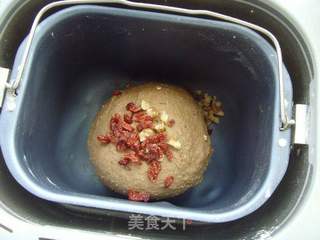 黑麦果干面包的做法步骤:4