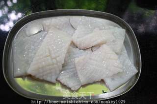 豉椒炒鲜鱿的做法步骤:4