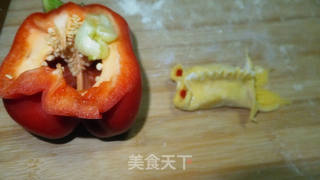 金鱼蒸饺的做法步骤:11