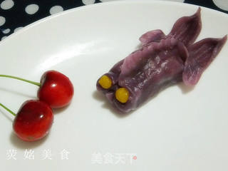 金鱼蒸饺的做法步骤:16