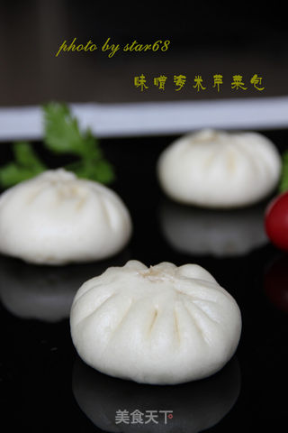 味噌海米芹菜包的做法步骤:12