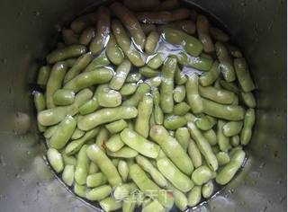 盐水毛豆的做法步骤:4